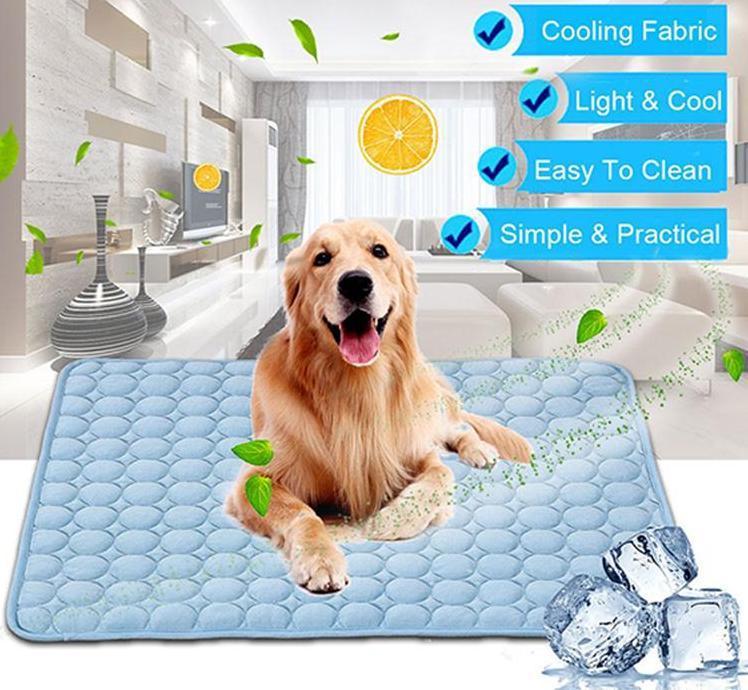 Pet Dog Cat Ice Silk Cold Nest Pad For Cooling In Summer - FurryNests