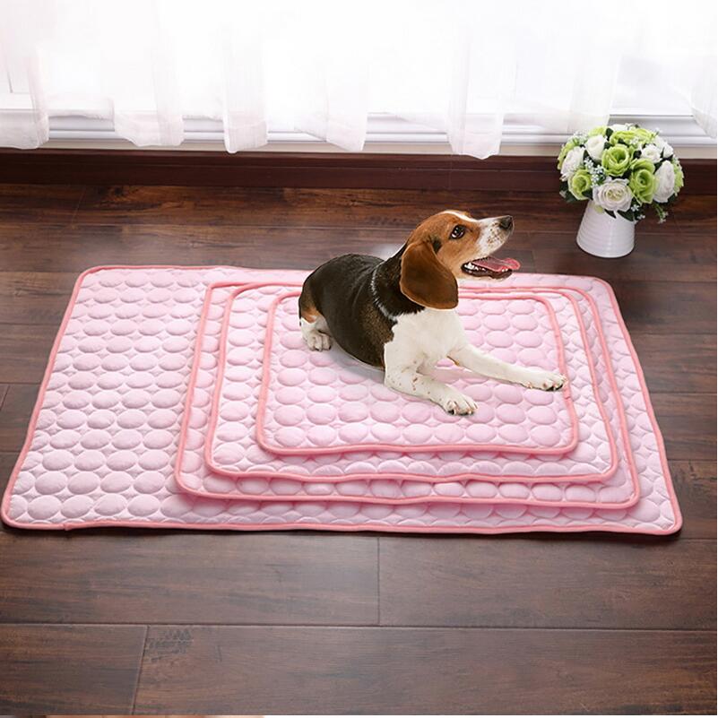 Pet Dog Cat Ice Silk Cold Nest Pad For Cooling In Summer - FurryNests
