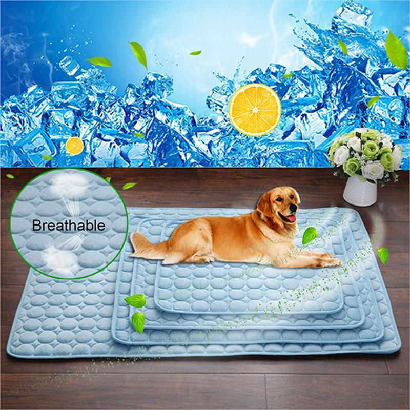 Pet Dog Cat Ice Silk Cold Nest Pad For Cooling In Summer - FurryNests