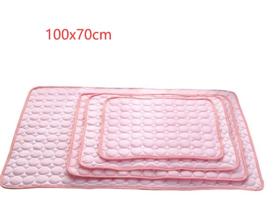 Pet Dog Cat Ice Silk Cold Nest Pad For Cooling In Summer - FurryNests