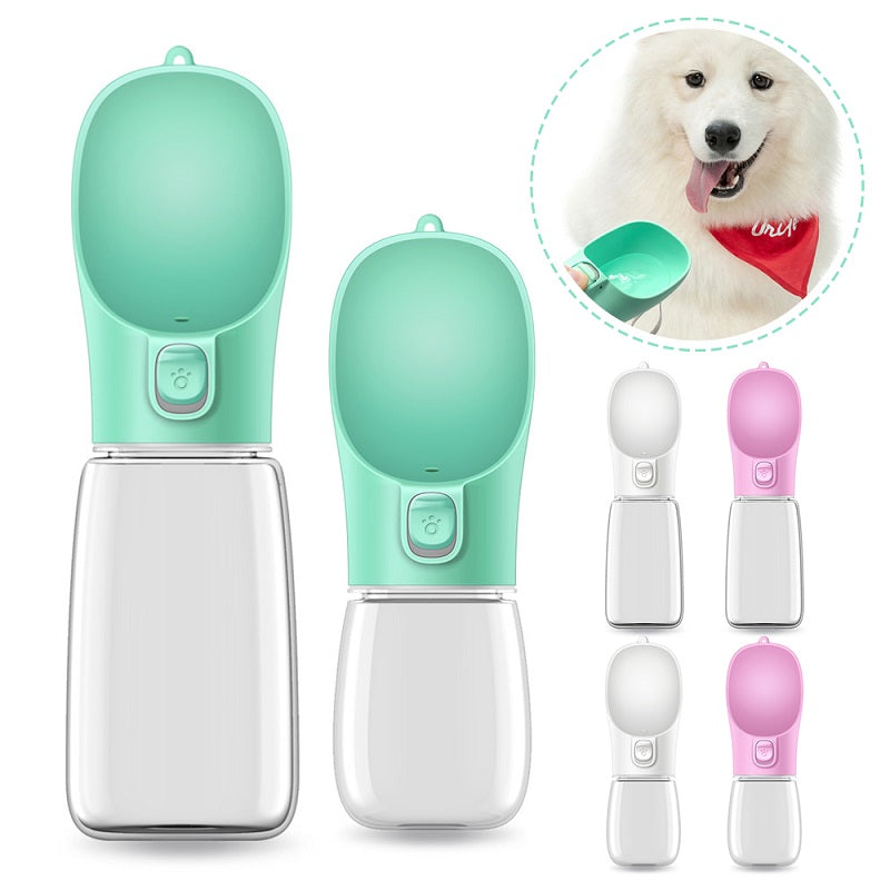 Portable Pet Water Bottle with Drinking Cup | Leak-Proof Travel Bowl for Dogs & Cats