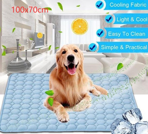 Pet Dog Cat Ice Silk Cold Nest Pad For Cooling In Summer - FurryNests